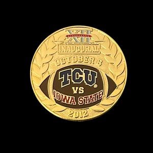 *NFS*TCU vs Iowa State XII Inaugural 2012 Big 12 CollectibleCoin PinFootballNCAA